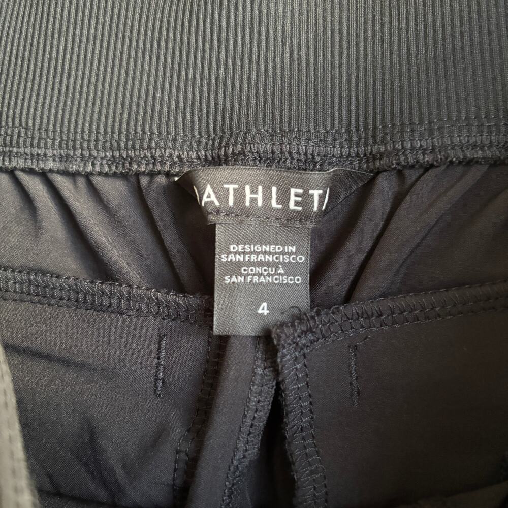 Athleta Brooklyn Ankle Pant Black Pockets Size 4​ - Picture 3 of 6